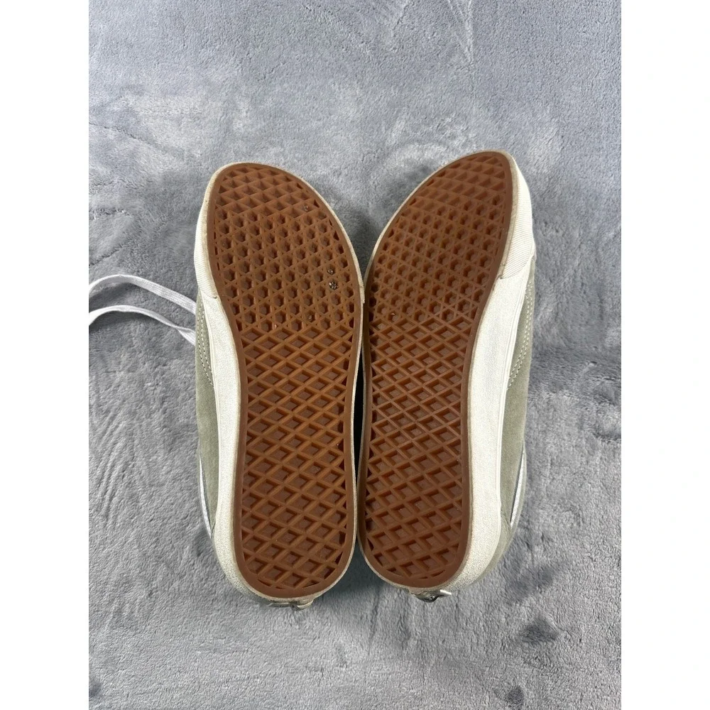 Vans Old Skool Suede Sage Green Olive Low Top Sneakers Mens 8.5 Womens 10